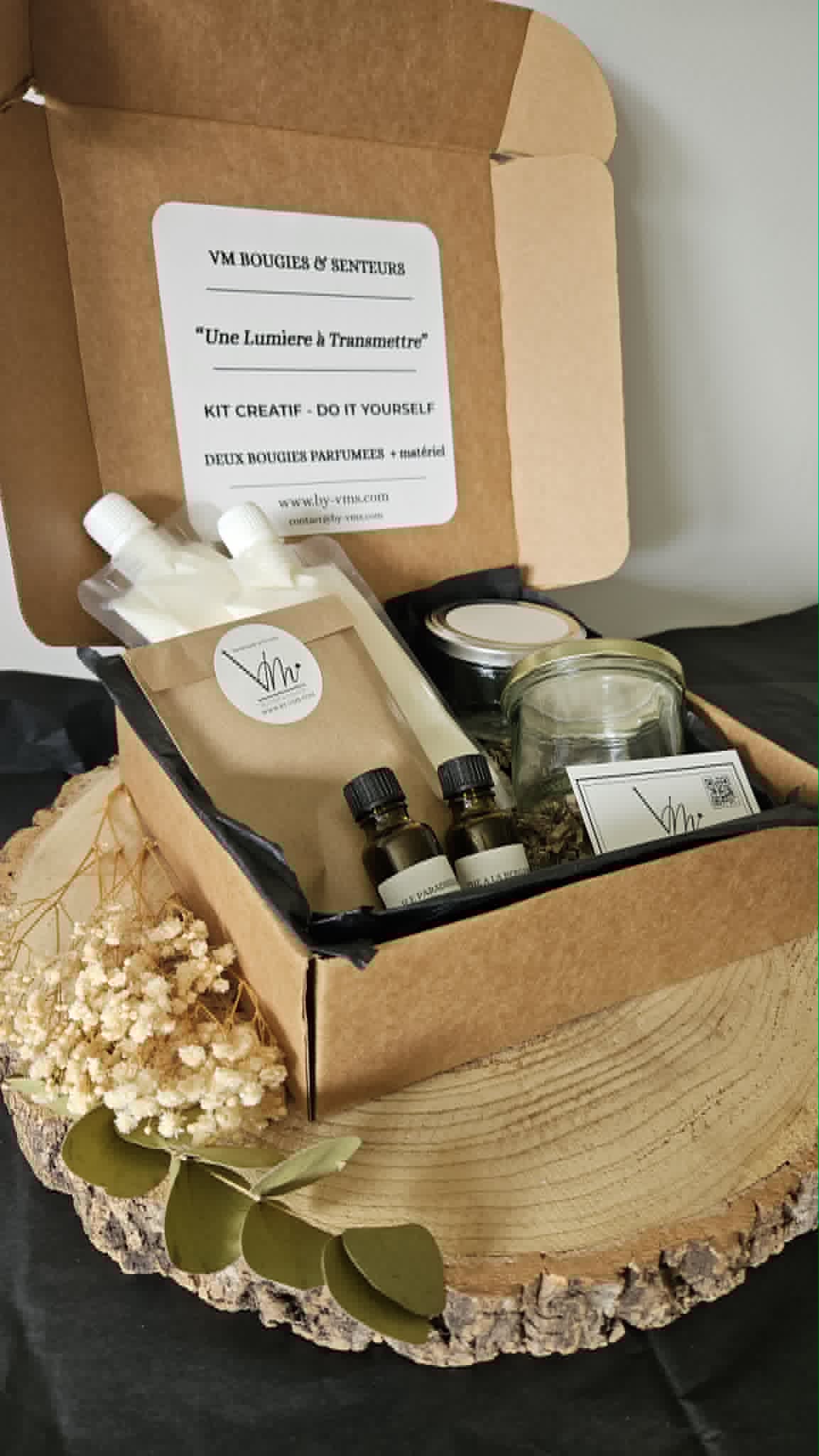 DIY KIT BOUGIE - 1 ou 2 bougies