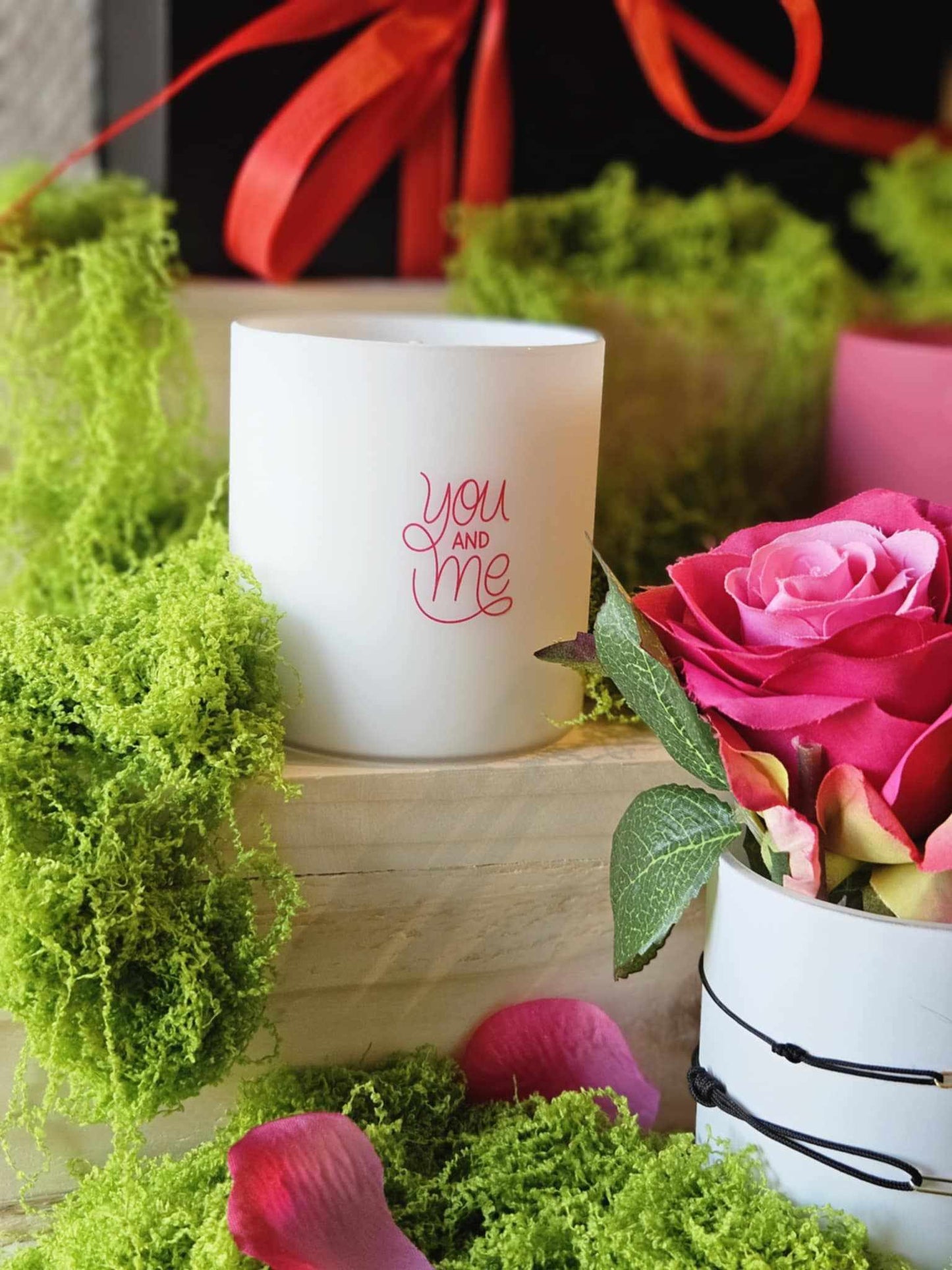 SAINT VALENTIN bougies duo de luxe "You&Me"