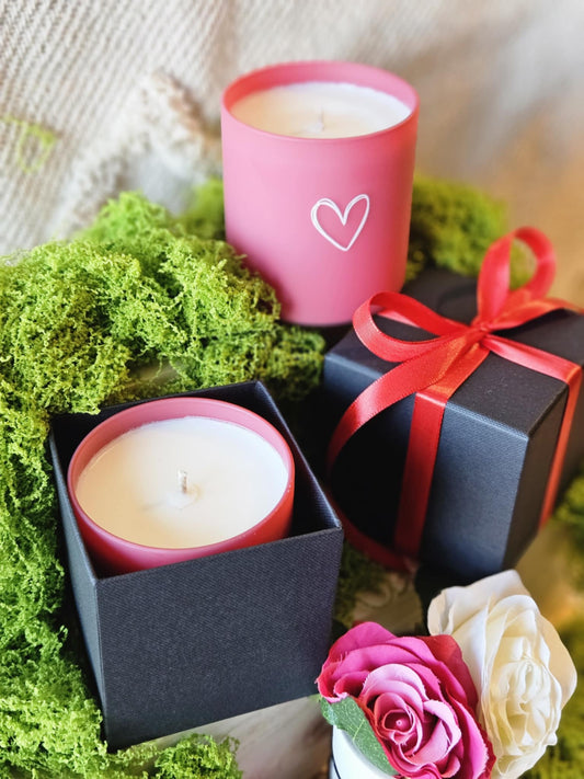 SAINT VALENTIN bougie individuelle luxe