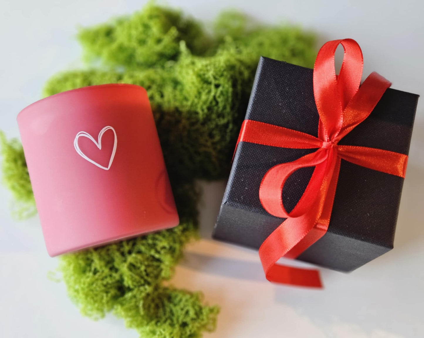 SAINT VALENTIN bougie individuelle luxe
