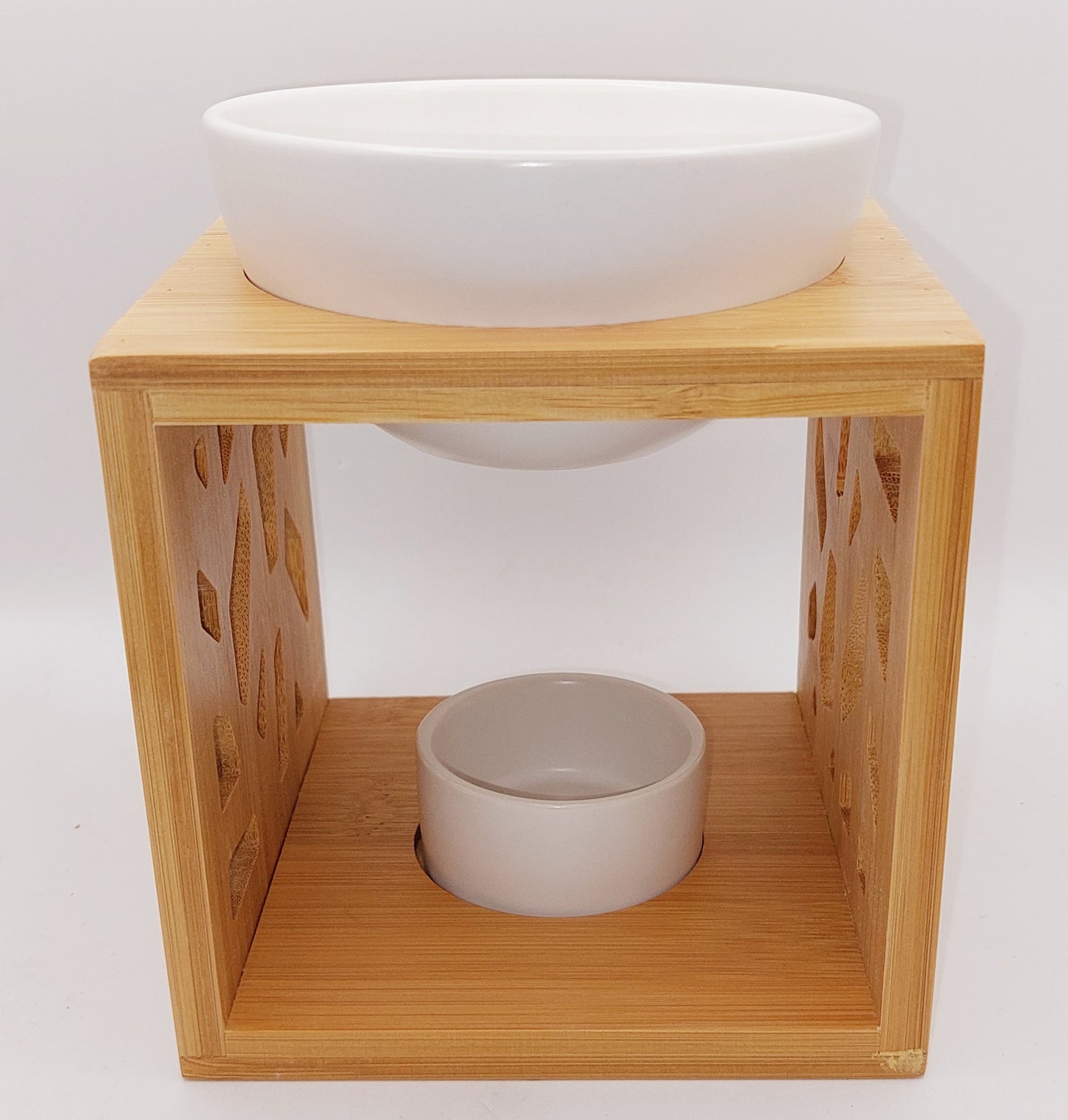 Brûleur pour fondants avec support en bois