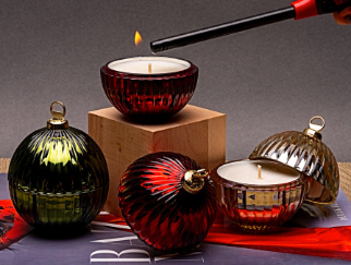 Boules en Verre Soufflé - Collection de Noël 2026